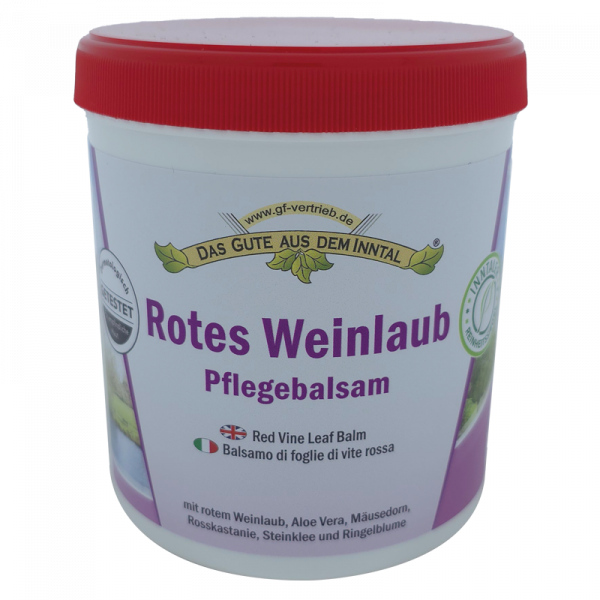 Rotes Weinlaub Pflegebalsam 500 ml